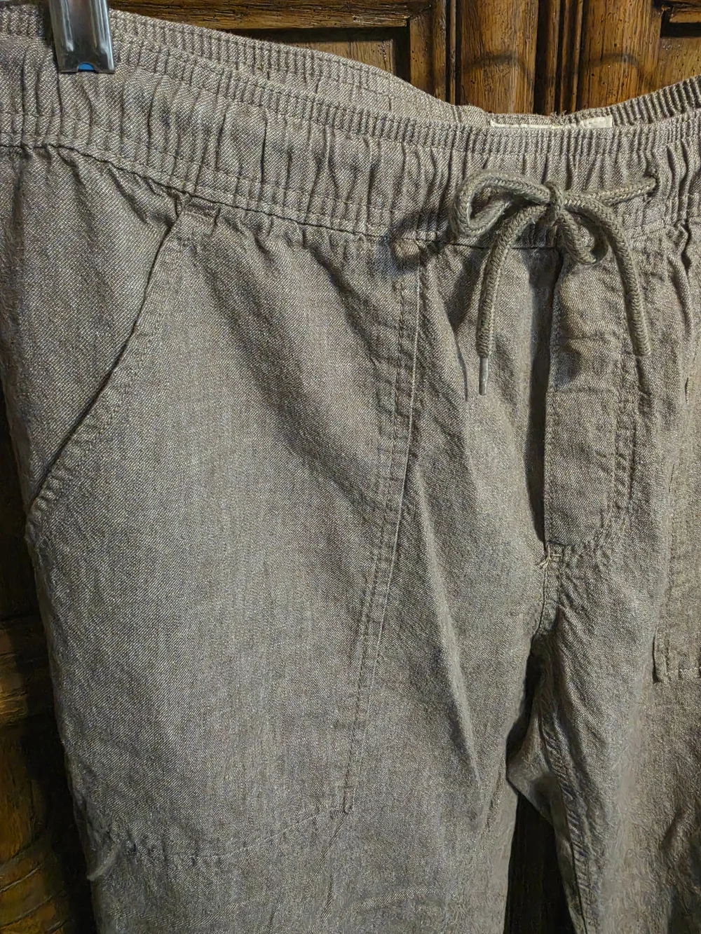 Sun + Stone Men's Linen Blend Jogger Pant With Drawstring